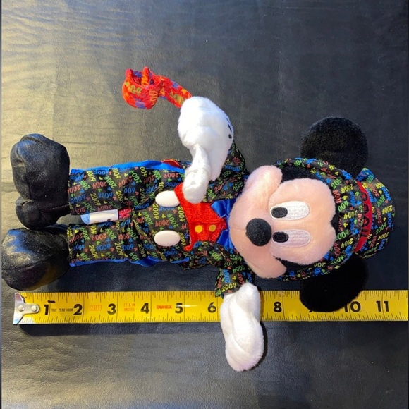 Walt Disney World Mickey Mouse Plush 2004 New Years Eve Mickey Bean Bag - Picture 4 of 12